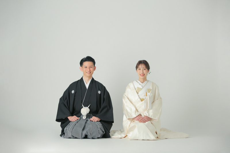 まずは定番正座ショット