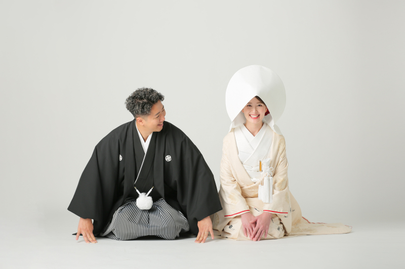 綿帽子での撮影♪