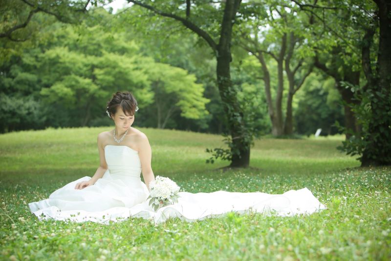 緑に囲まれて…