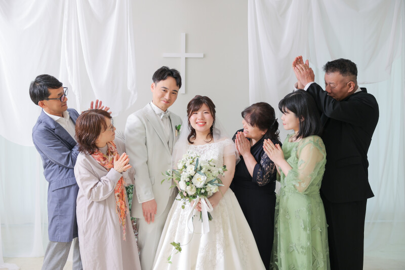 ご家族との集合カット