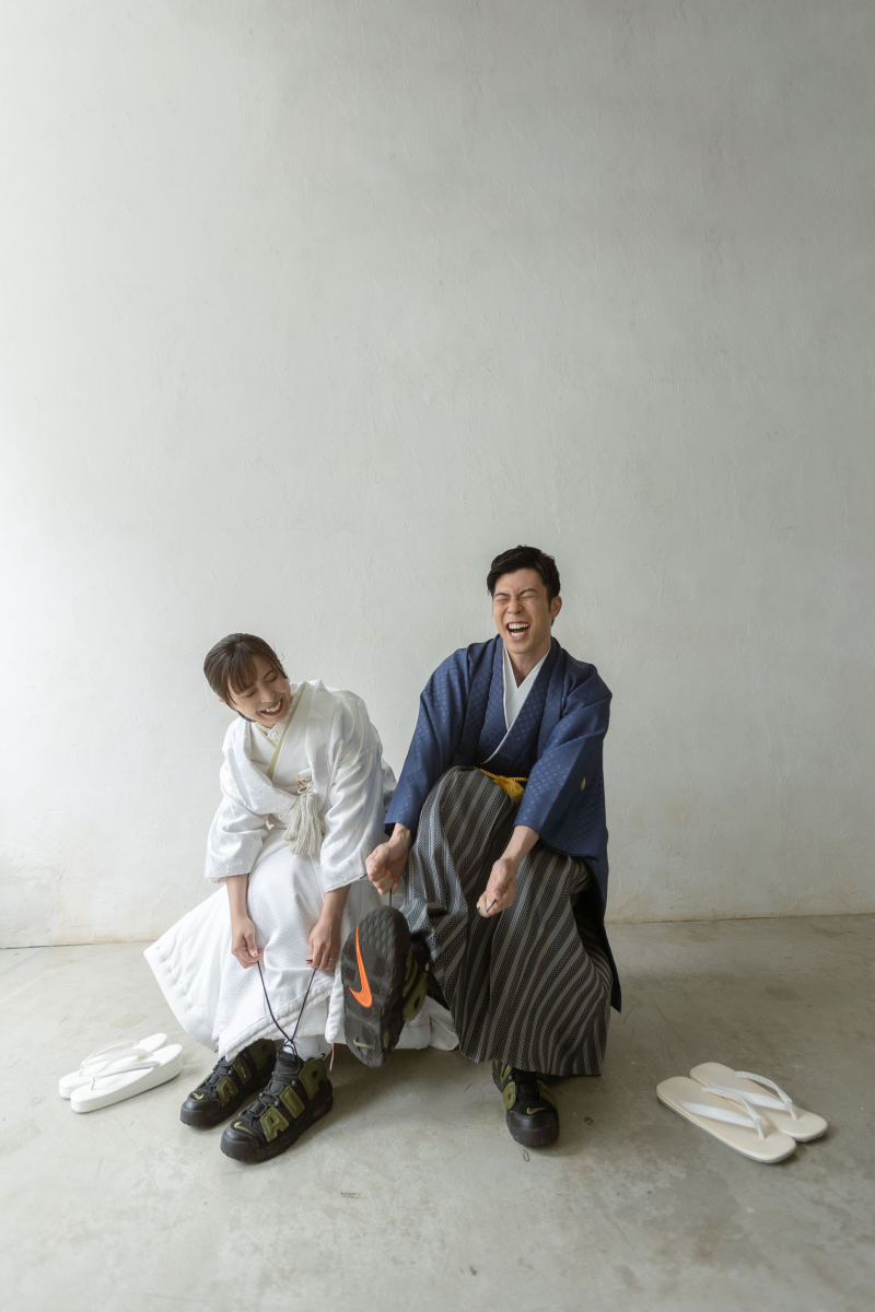 ご持参の愛用スニーカー