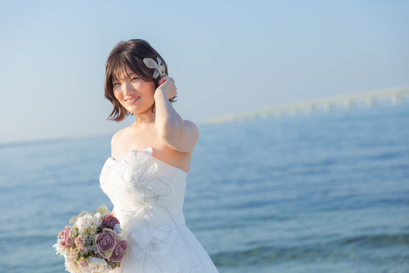 新婦様のソロショット