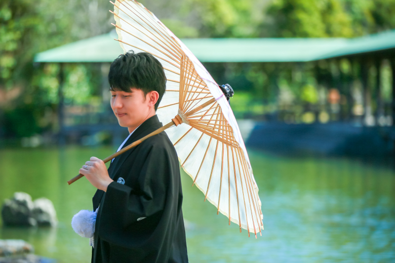 ご新郎様もソロショット