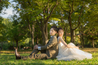 洋装ロケーション in鶴見緑地公園