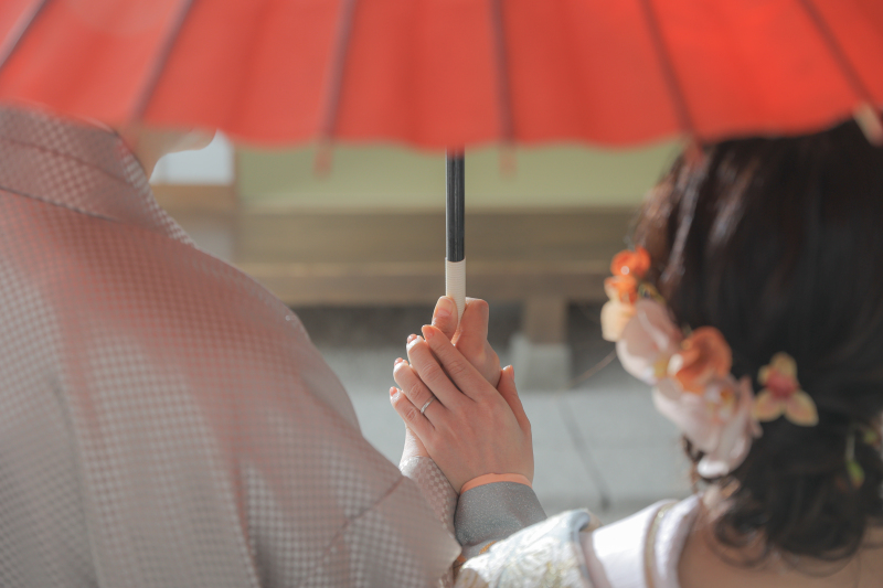 二人の間から♡