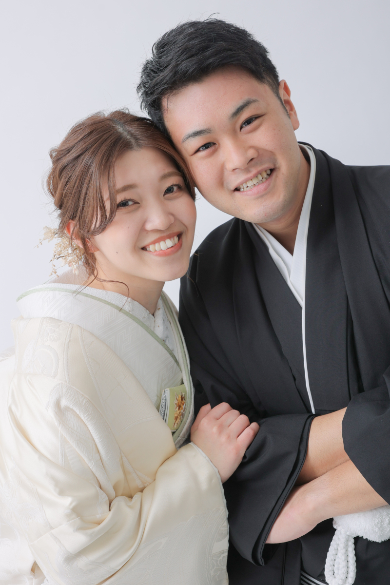 幸せそうな笑顔の写真