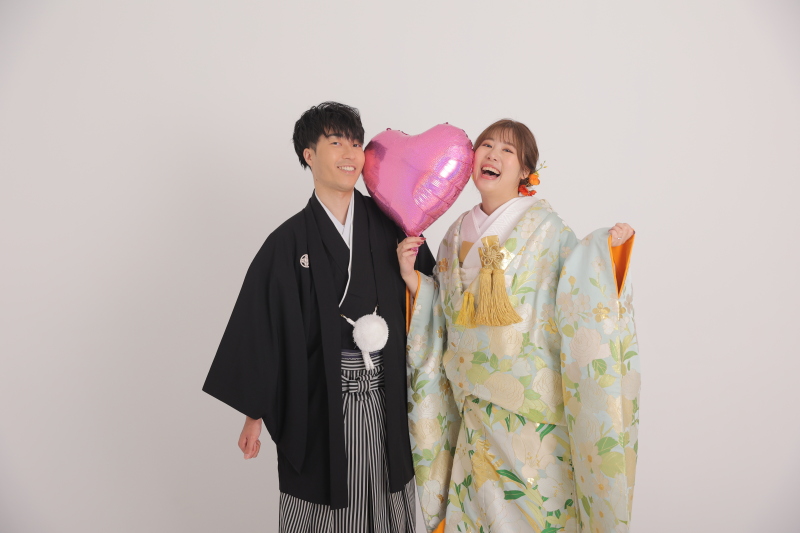次はおっきいハートの風船と!