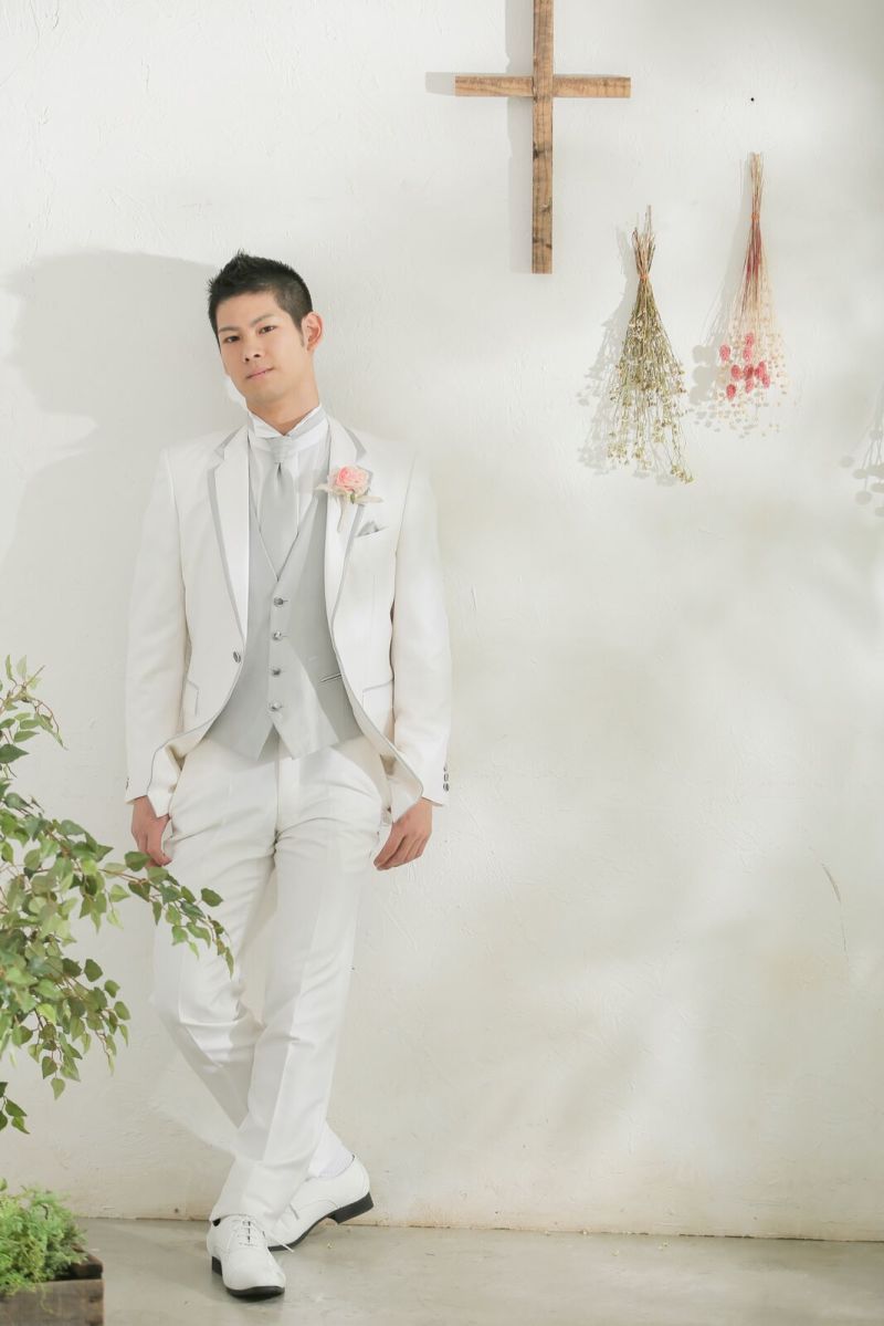 新郎様ソロショットもばっちり決まっています！