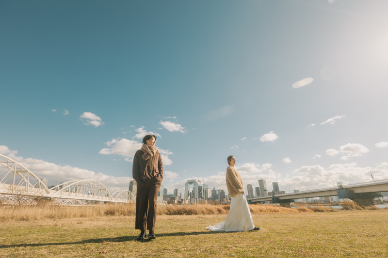 大阪の真ん中の青空です!!