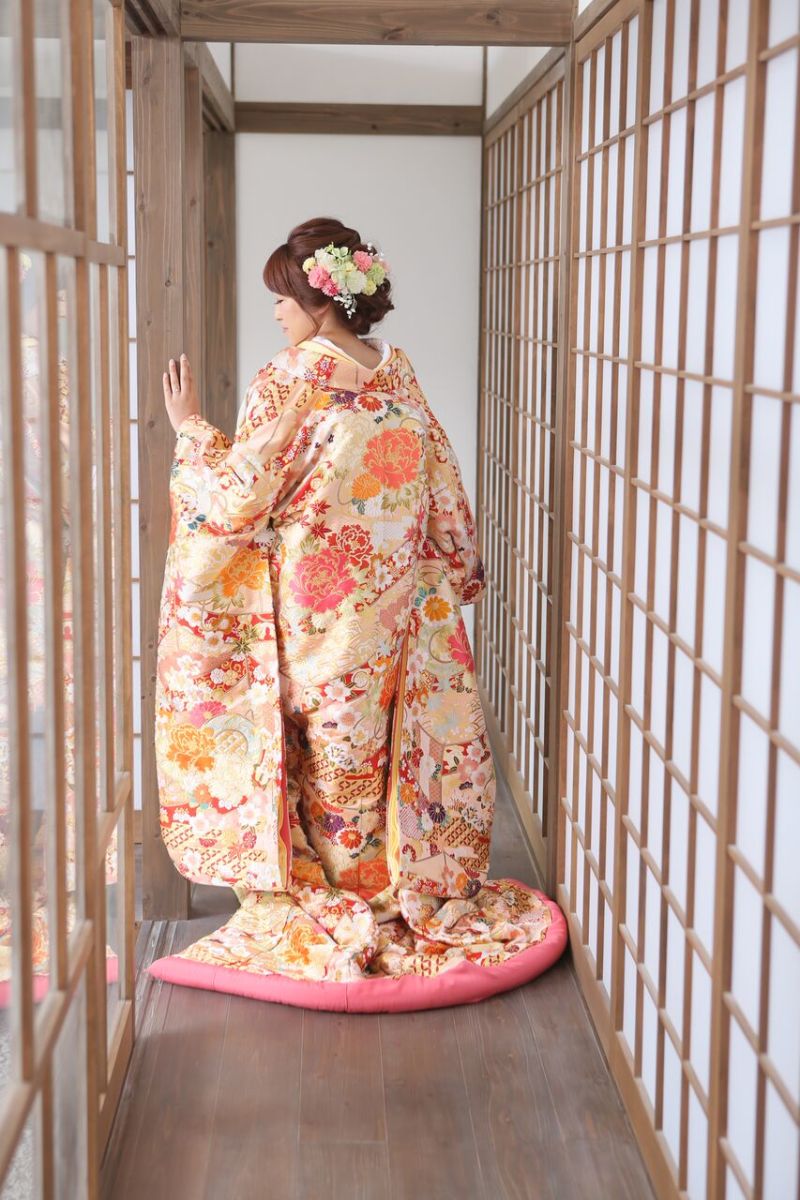 新作の色打掛☆