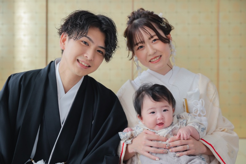 お色直しをして和装に