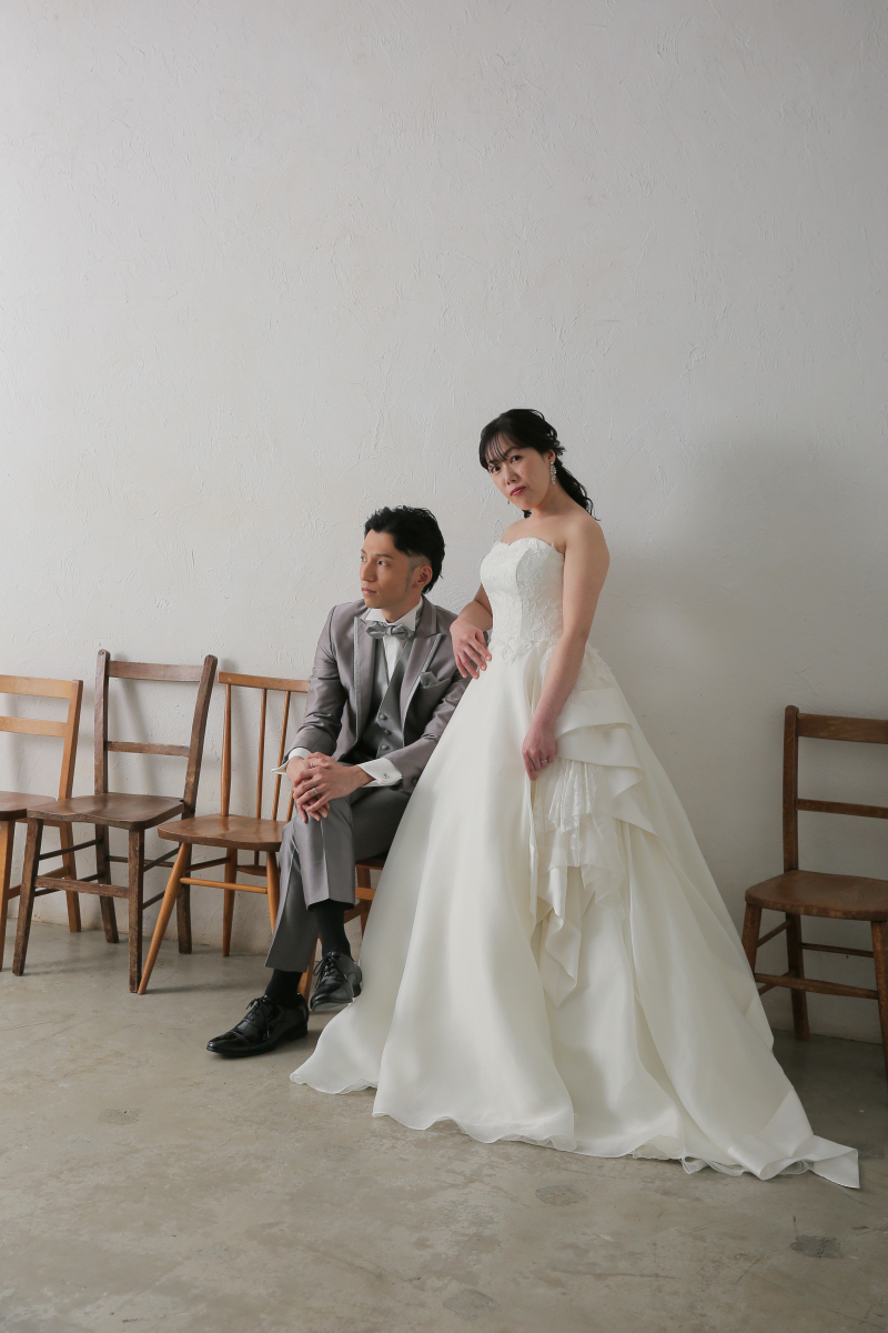 キリッとポーズ