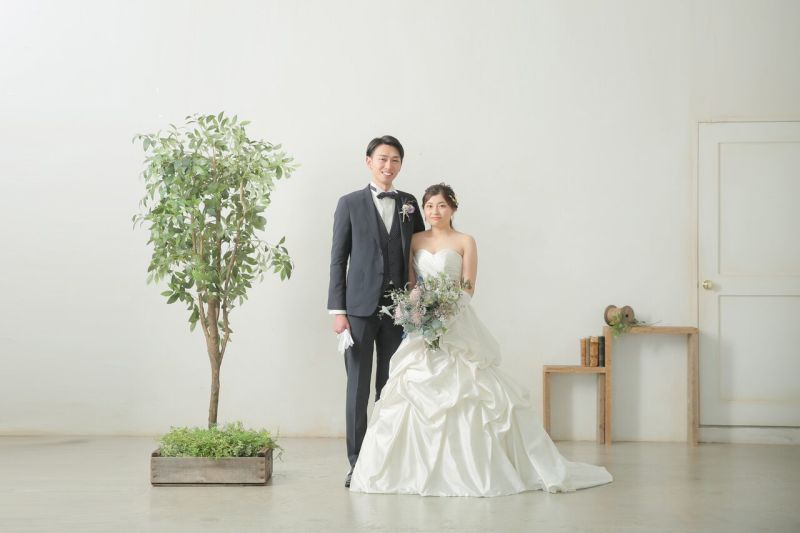 まずはお二人の立ち姿から!