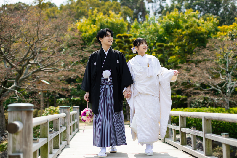 和装に良く合う日本庭園