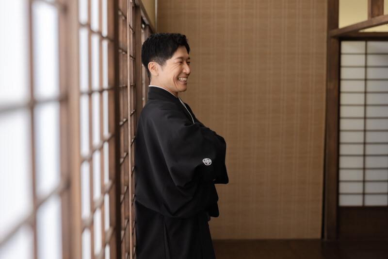 新郎様のソロショット