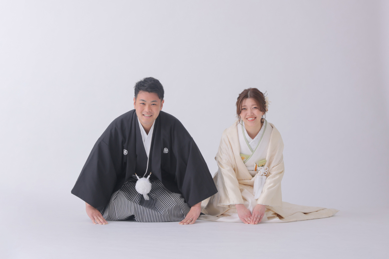 やっぱりお正座の写真ははずせない