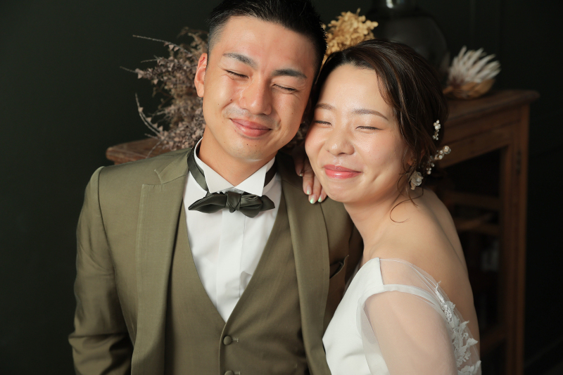 お二人の笑顔を