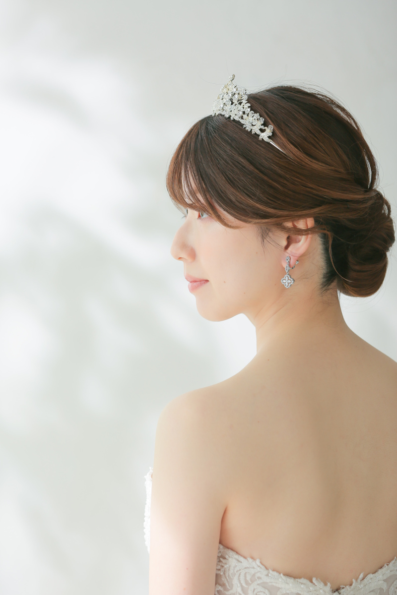 ヘアセットのイメージショットも