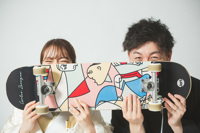 和装にボードがいいアクセント!