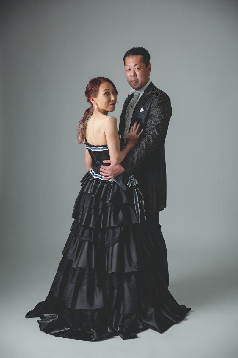 カラードレスにチェンジ!