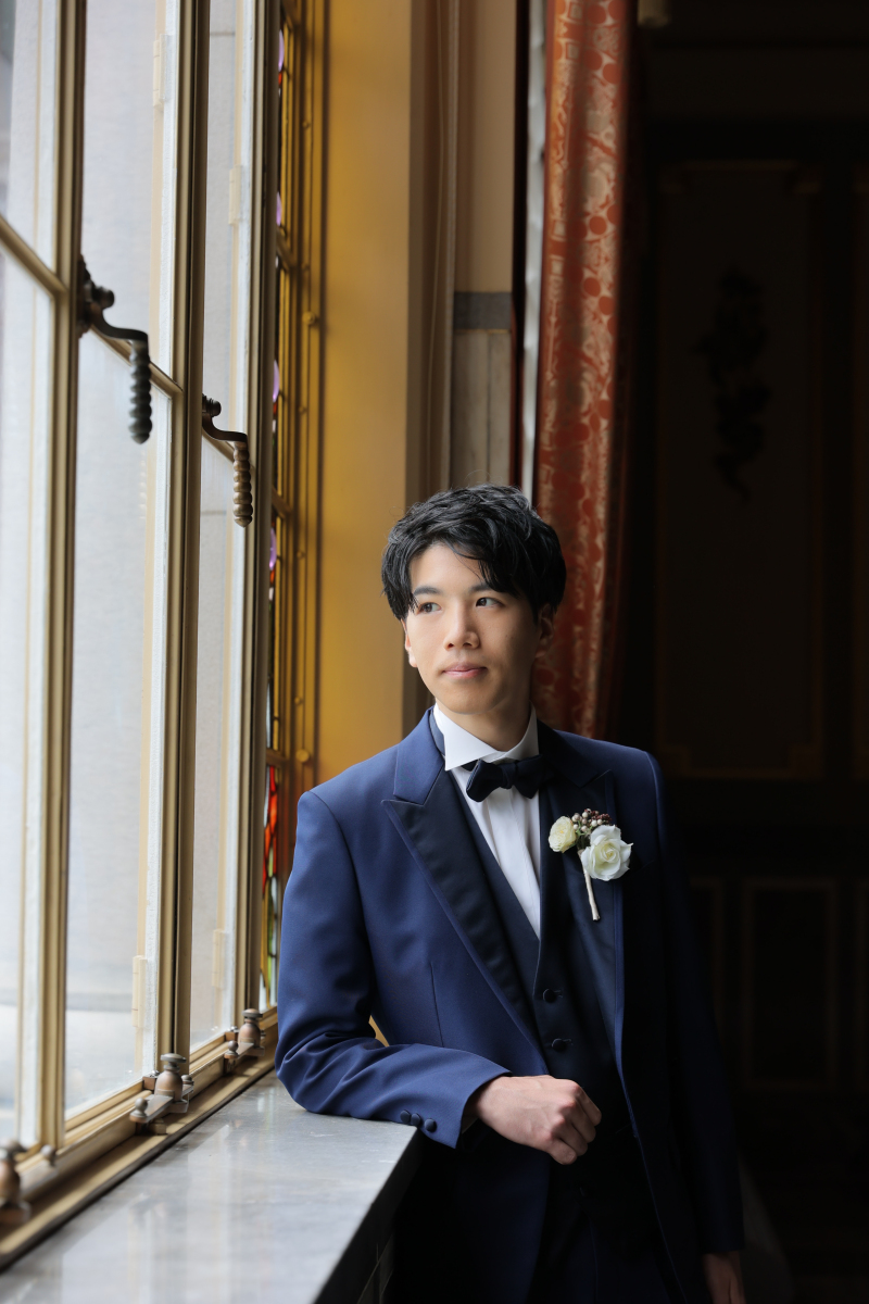 新郎様のソロカット