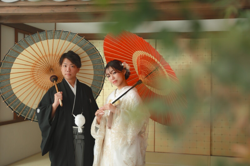 和傘とはんなりショット