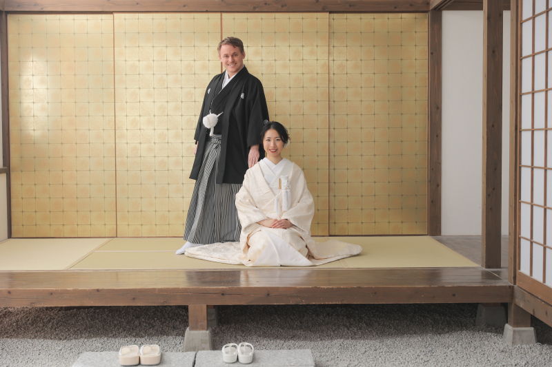 正座できちっと。