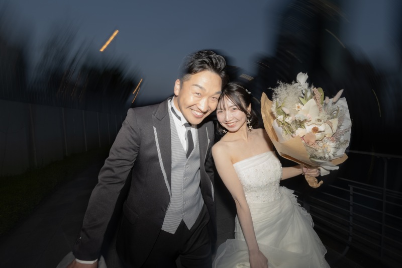 笑顔の絶えないおふたり♪