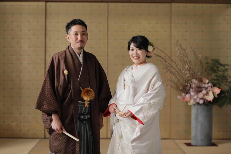 カッチリと決めポーズ