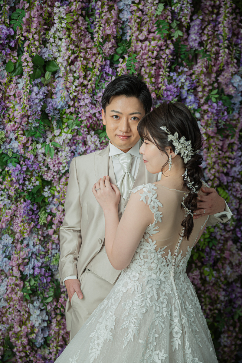 新郎様の熱い眼差し