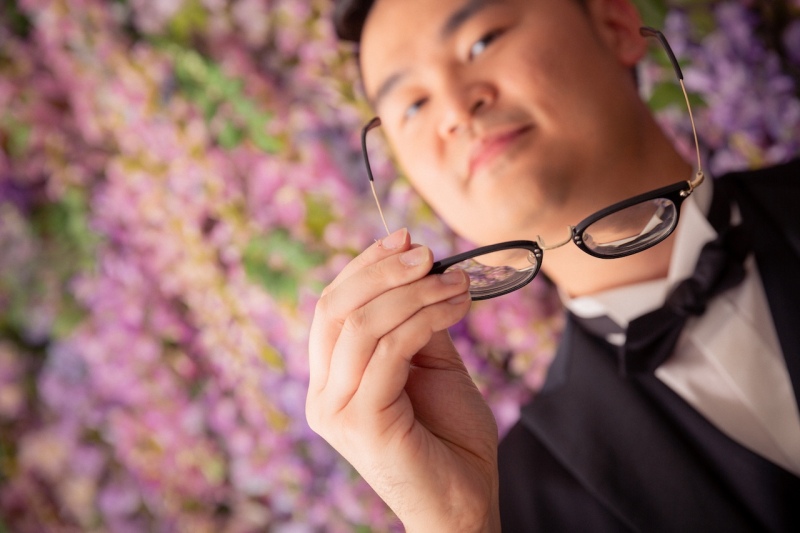 メガネをはずして