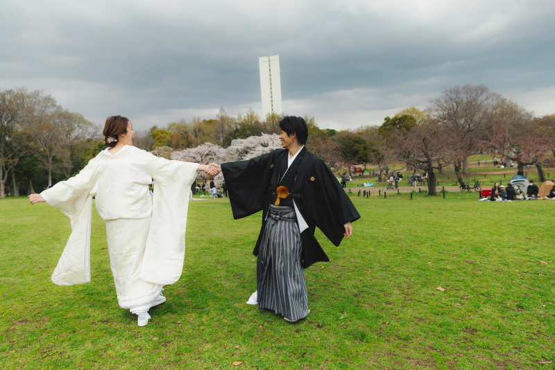 手を合わせてくるくる