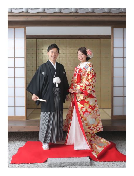 まずは室内庭園で1枚