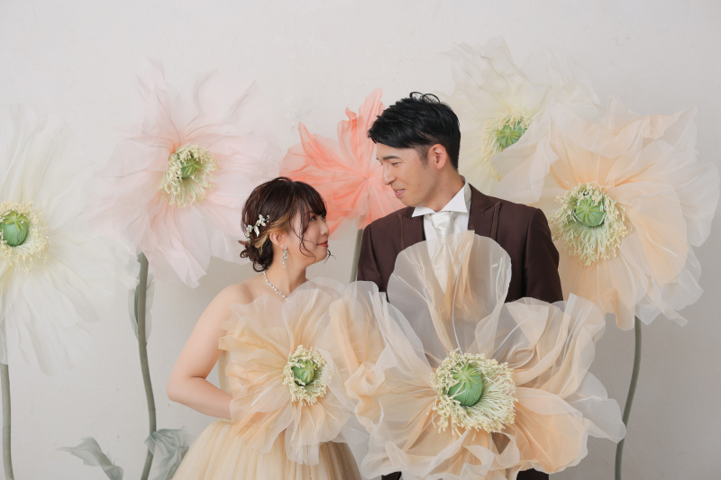 最後はお二人見つめ合いで!