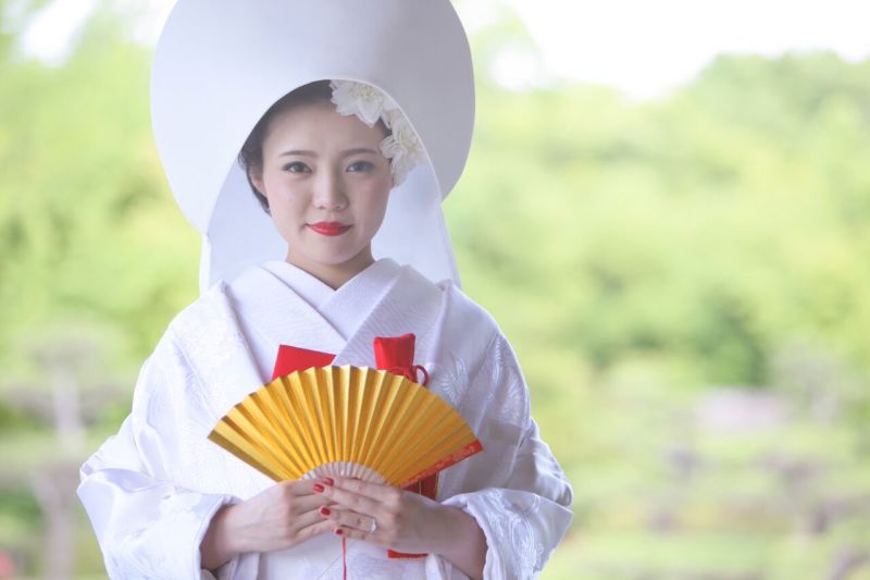 最後は綿帽子姿に…☆