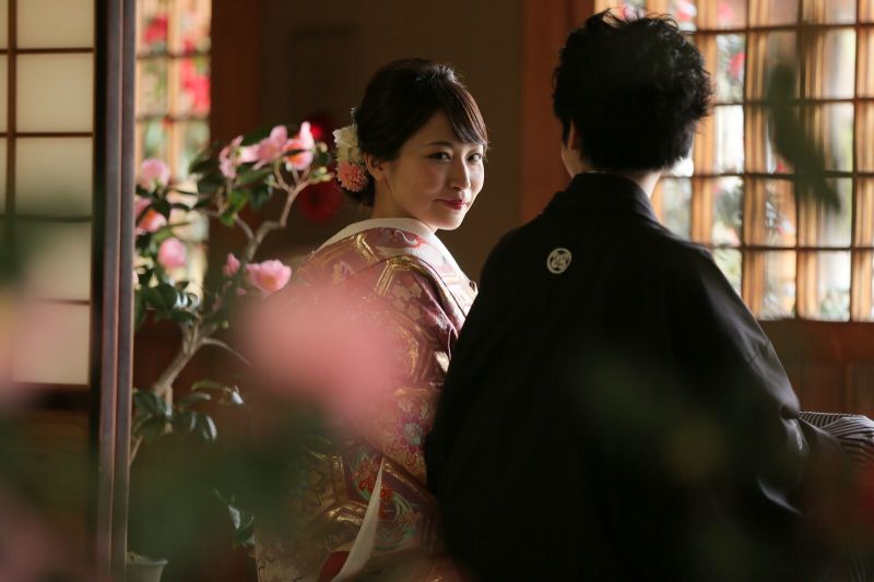 新婦様だけ振り返っていただきました♪