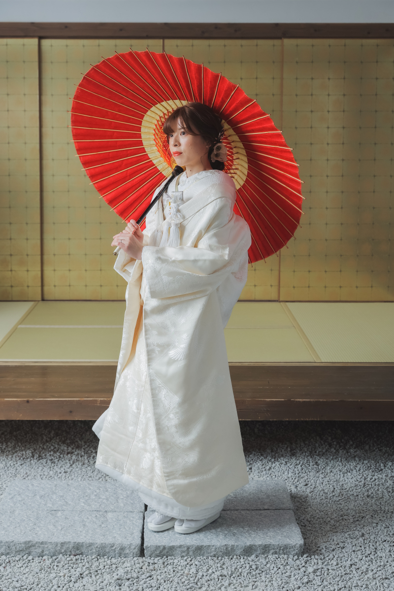 新婦様のソロカット。