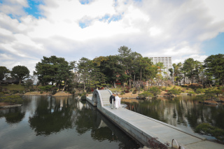 広島の縮景園で和装ロケレポート！