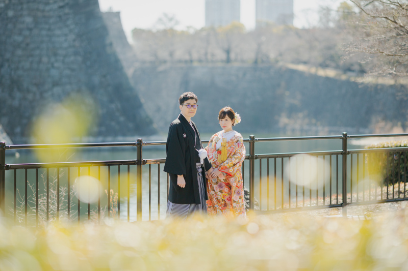 大阪城梅ロケーション撮影スタート