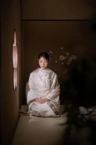 　やさしさをまとう、白無垢