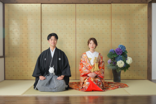 屋内庭園〜色打掛〜撮影！！