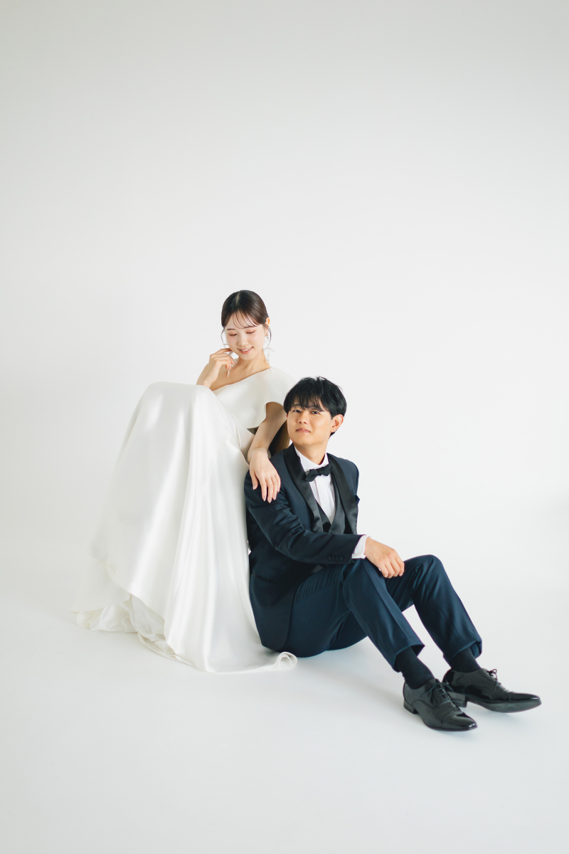 真っ白なシンプルな背景も!