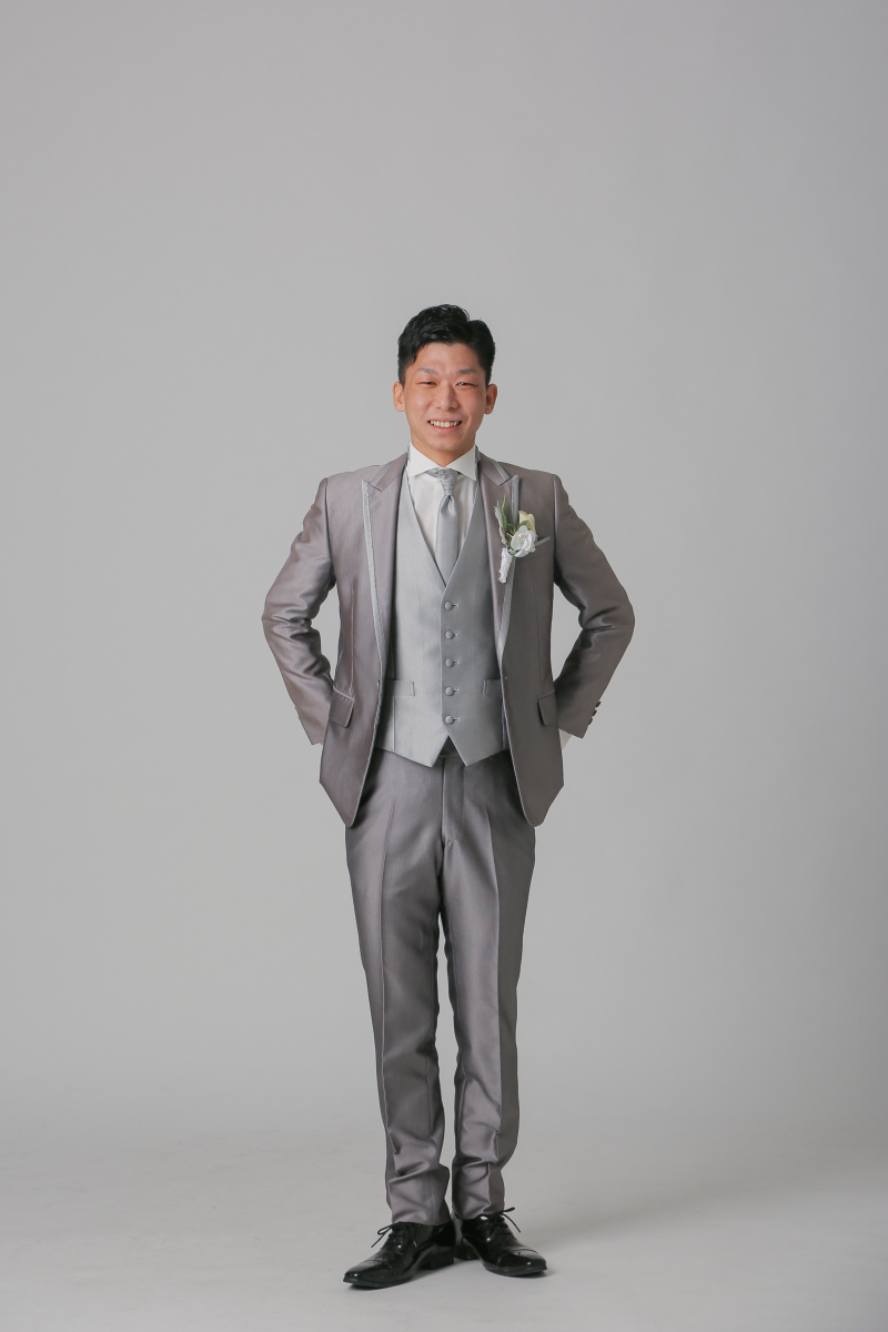 笑顔ステキな新郎さん