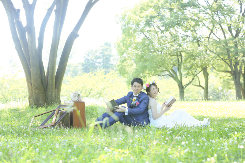 木陰でのんびり