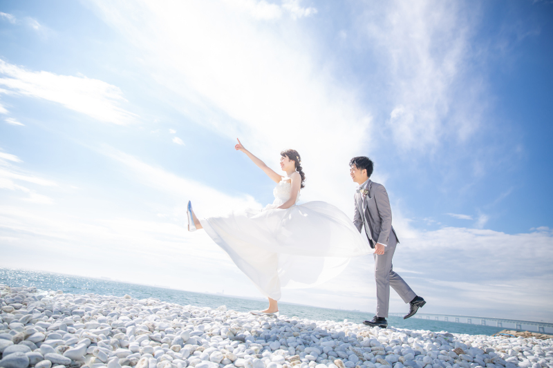 海で撮影できる大阪府の22スタジオを比較 前撮り 結婚写真 フォトウェディングのphotorait