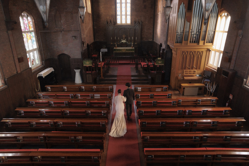 重厚感のあるクラシカルな教会