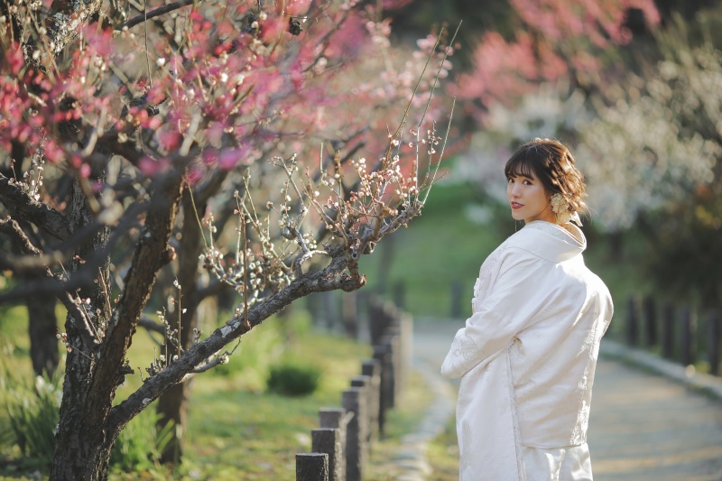 【大阪城 梅ロケーション】 全データ200カット◆スタイルアップ&美肌補正付き!