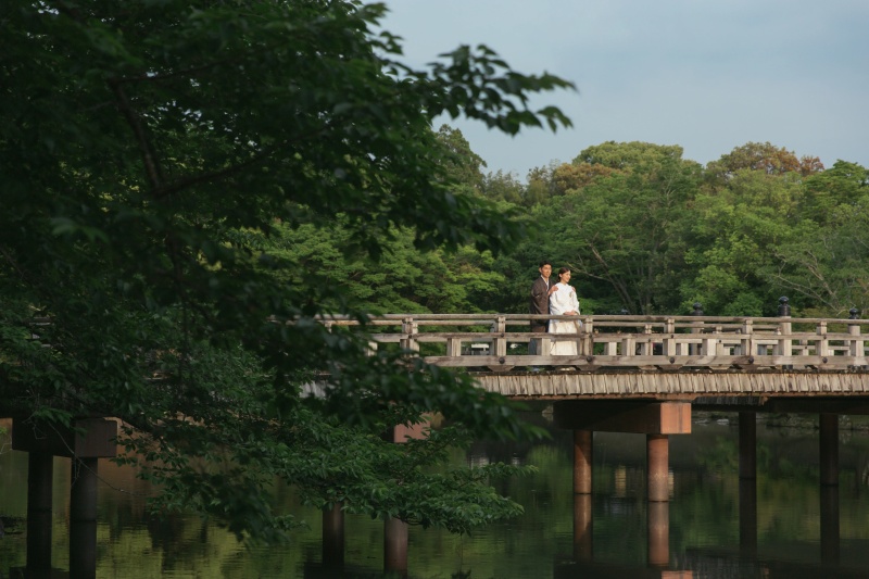◇奈良エリア【浮見堂ロケーション】衣装+ヘアメイク+髪飾り+草履/写真全データ納品/レタッチ修正