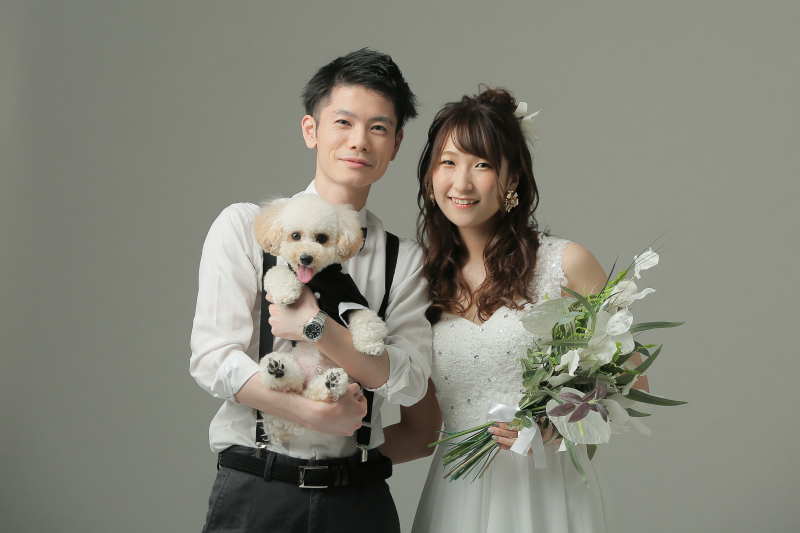 ペットと一緒に撮影出来ます【和/洋スタジオフォト撮影】衣装+ヘアメイク+髪飾り+靴など◎写真データ200枚納品(美肌,小顔補正)