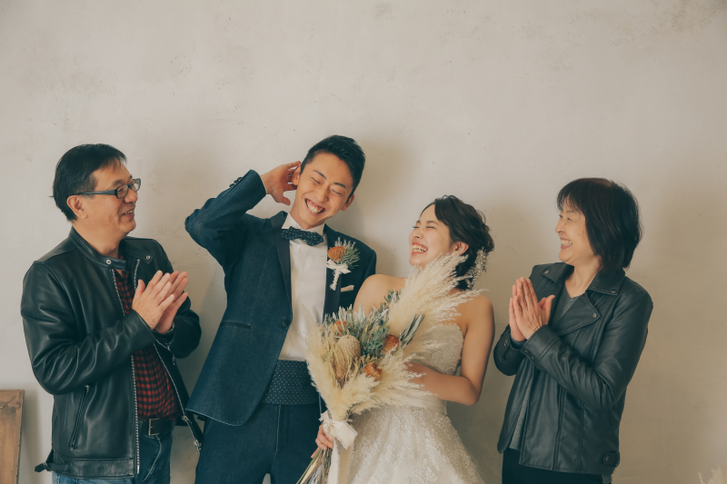 【家族フォトプラン】新郎新婦の婚礼写真+家族写真がセットになった専用プラン